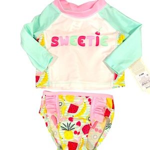 Cat and Jack fruit bikini new with tags